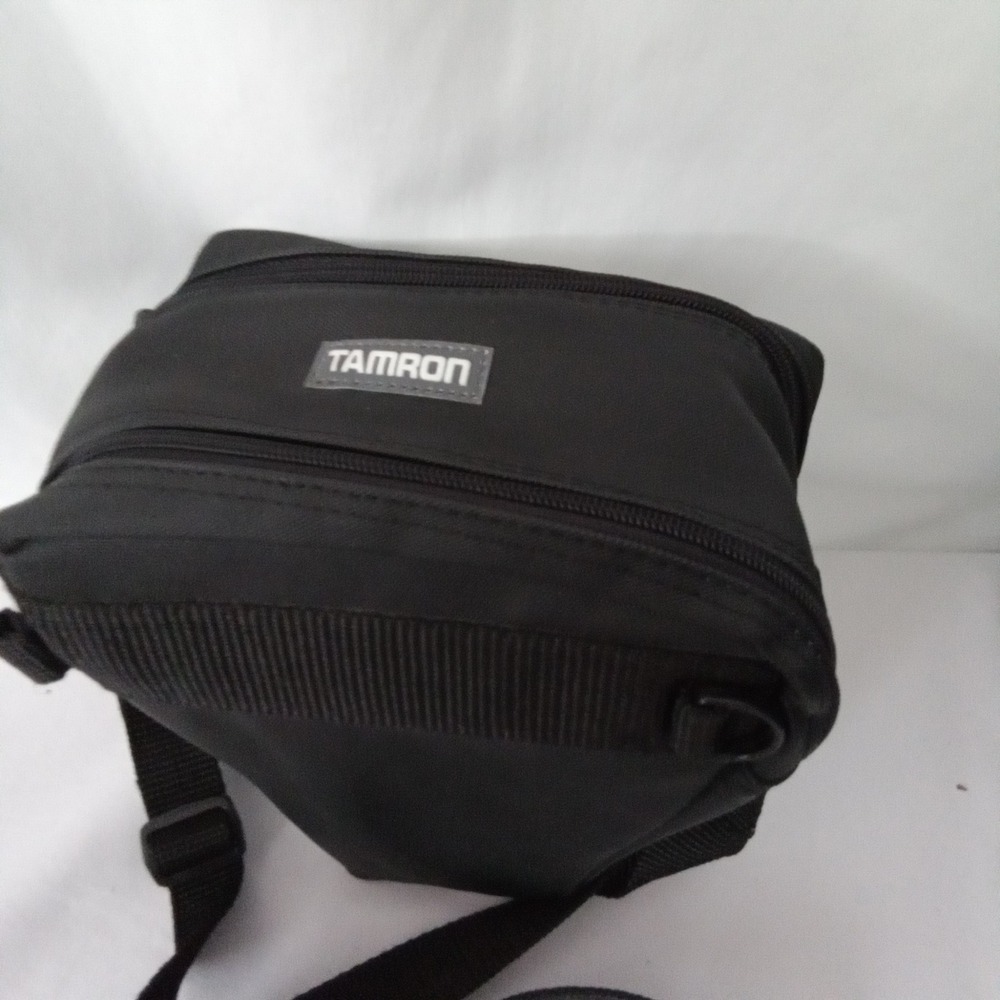 Tamron Black Nylon Camera Holster Bag with Adjustable Strap and Belt Loop